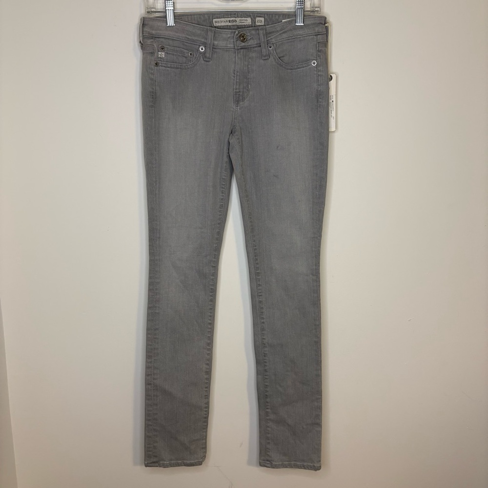 Big Star 1974 Jealousy Skinny Leg Scout Gray 27R Skinny Jean NWT